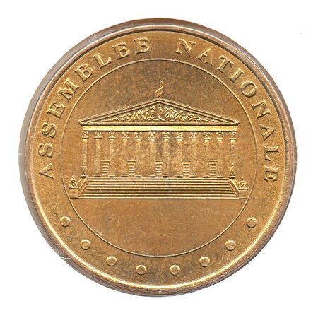 Mini médaille monnaie de paris 2007 - assemblée nationale
