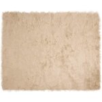 vidaXL Tapis en fausse Tafalla Beige 200 x 280 cm Polyester