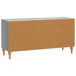 vidaXL Meuble TV 99 x 34 5 x 50 cm Sonoma gris Bois d'ingénierie