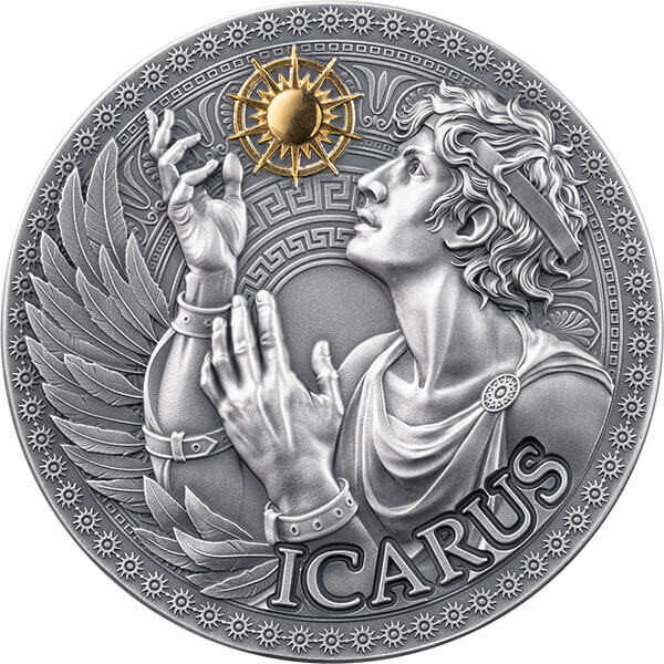 ICARUS The Great Greek Mythology 1 Once Argent Monnaie 1000 Francs Cameroon 2025
