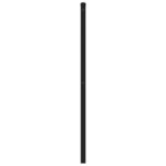vidaXL Tête de lit métal noir 150 cm