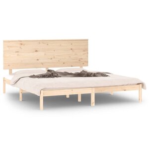 vidaXL Cadre de lit sans matelas 160x200 cm bois massif de pin