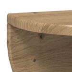 vidaXL Étagère Murale Montage mural Chêne artisanal 38 x 19 x 19 cm