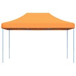 vidaXL Tente de fête 292 x 440 x 315 cm Orange Tissu Oxford