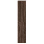 vidaXL Buffet haut chêne marron 80x35x180 cm bois d'ingénierie