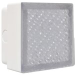 vidaXL Lampes enterrées à LED 2 Pièces 100x100x68 mm