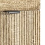 vidaXL Meuble de salle de bain avec évier Chêne Sonoma 54 x 35 x 83 cm