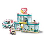 Lego friends 41394 l'hôpital de heartlake city avec mini poupées et jouet ambulance  pour filles et garçons de 6 ans et +