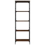 vidaXL Bibliothèque à 5 niveaux chêne marron 59x35x171 cm