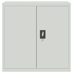 vidaXL Classeur gris clair 90x40x130 cm acier