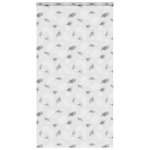 vidaXL Store enrouleur de douche avec cassette largeur du tissu 116 cm