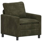 vidaXL Ensemble de Canapés 2 Pièces Vert Polyester