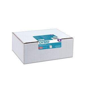 Étiquettes d'adresse grand format s0722400 pour titreuse labelwriter 89 x 36 mm - noir sur fond blanc (paquet 12 rouleaux)