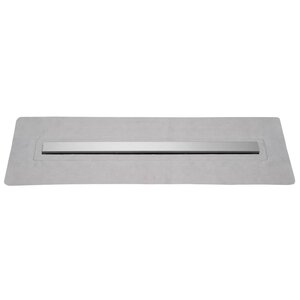 SCHÜTTE Siphon de sol de douche avec couvercle en inox 95 5 cm