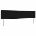 vidaXL Tête de Lit LED Argyle Manuel Vert foncé 100 cm Velours