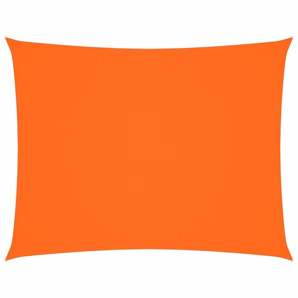 vidaXL Voile de parasol tissu oxford rectangulaire 2 5x4 m orange