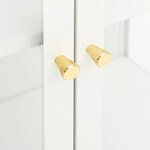 vidaXL Buffet Blanc 75x35x105 cm Acier et verre