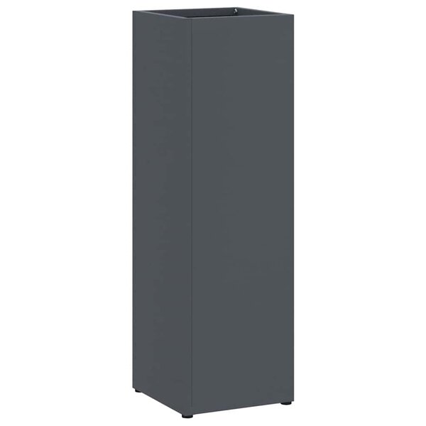 vidaXL Porte-parapluie Anthracite 15 5 x 15 5 x 49 cm Acier