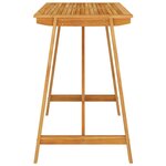 vidaXL Ensemble de bar de jardin 7 Pièces Marron
