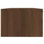 vidaXL Armoire murale Chêne marron 68x30x20 cm Bois d'ingénierie