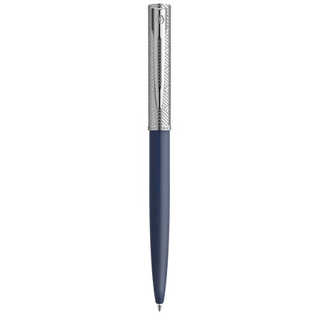 Stylo bille waterman allure deluxe bleu  recharge bleue pointe moyenne  coffret cadeau