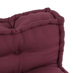 vidaXL Coussin de canapé 2 Pièces Marron tissu