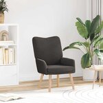 vidaXL Fauteuil relaxant Gris foncé 63 x 67 x 94 cm tissu