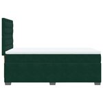 vidaXL Sommier à lattes de lit et matelas Vert foncé 80x200 cm Velours