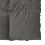 vidaXL Duvet d'hiver Matelassé Gris clair 200 x 240 cm Microfibre