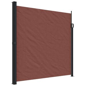 vidaXL Auvent latéral rétractable marron 200x300 cm