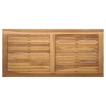 vidaXL Banc de jardin Naturel 110 x 64 x 76.5 cm Bois de teck solide