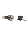 THIRARD - Batteuse avec came pour boîte aux lettres  nickel  longueur 20mm  2 clés - THIRARD