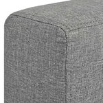 vidaXL Fauteuil gris foncé tissu