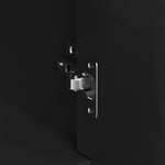 vidaXL Buffet Noir 88x30x70 cm Bois d'ingénierie