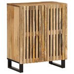 vidaXL Buffets 3 Pièces 60x34x75 cm bois de manguier massif brut
