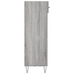 vidaXL Armoire à chaussures sonoma gris 60x35x105 cm bois d'ingénierie