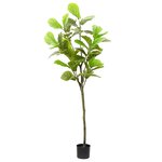 vidaXL Ficus artificiel 48 feuilles 165 cm vert
