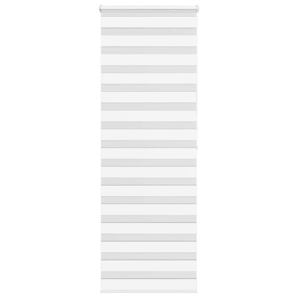 vidaXL Store zèbre blanc 80x200 cm largeur du tissu 75 9 cm polyester