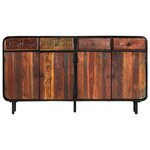 vidaXL Buffet Bois de récupération solide 140 x 35 x 76 cm