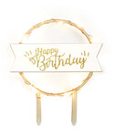 Cake Topper Led Happy Birthday (Dont 0 08€Ht D'Éco-Participation)