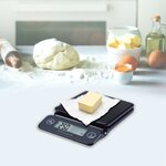 LITTLE BALANCE Balance de cuisine 8269 - Multiprécision 0.1 g - Pèse lettres ultra compact - 3 kg - Noir