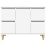 vidaXL Meuble d'évier blanc 80x33x60 cm bois d'ingénierie