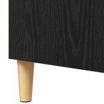 vidaXL Buffet Chêne noir 57 x 35 x 89 5 cm Bois d'ingénierie