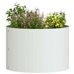 vidaXL Cache-pot de jardin 5 Pièces Blanc 30 x 30 x 20 cm