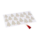 PAPERTREE HOLLY Lot de 5 Enveloppes cadeau 19x10cm - Blanc/Or