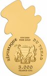 Pièce de monnaie en Or 3000 Francs g 0.031 (1/1000 oz) Millésime 2024 Gold Gift SNOWMAN 1/1000