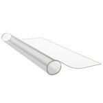 vidaXL Protecteur de table transparent 70x70 cm 1 6 mm PVC