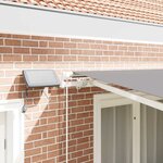 vidaXL Auvent avec Blanc 3 x 2 5 m Métal