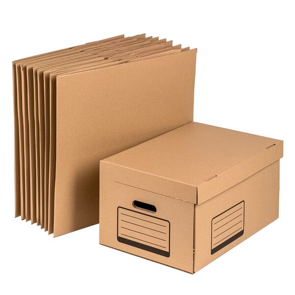 Lot de 10 Caisses boites archives