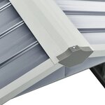 vidaXL Abri pour robot de jardin 92x97x63 cm Acier galvanisé Gris